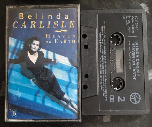 Belinda Carlilse, Heaven on Earth, Virgin, TCV 2496, Vintage Cassette Magretro