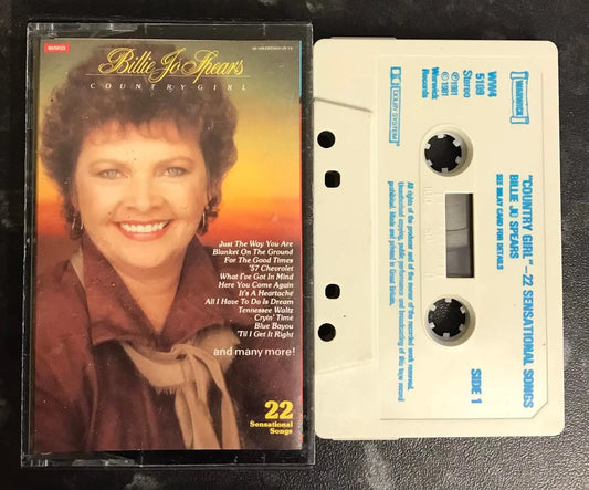 Billie Jo Spears, Country Girl Album, Warwick Records, WW4 5109,Vintage Cassette Magretro