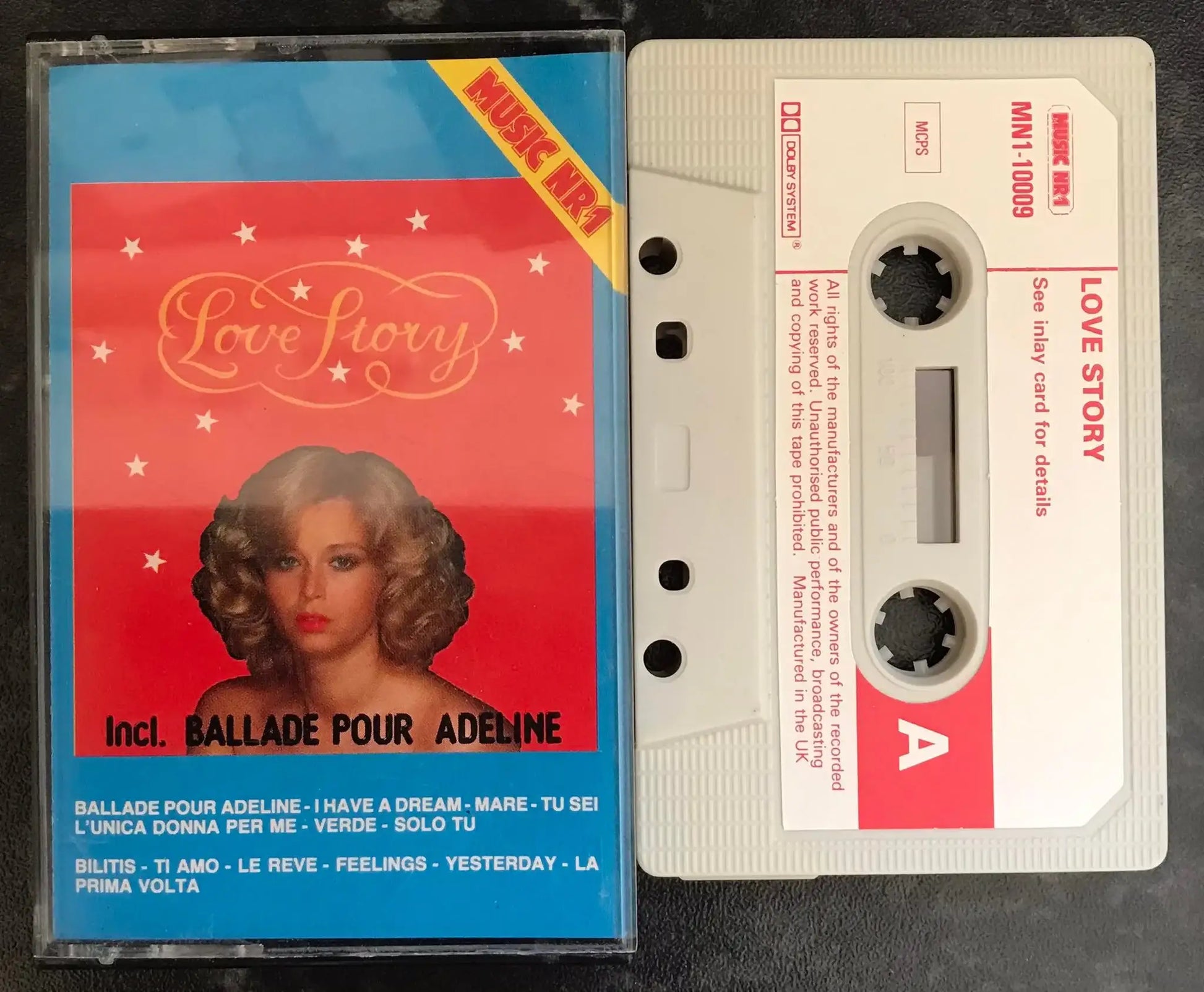Love Story Album, Music NR1 Label, Ballade Pour Adeline, mn1-10009 Magretro