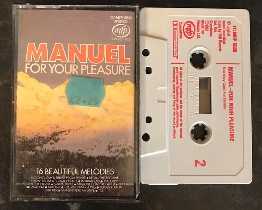 Manuel, For Your Pleasure Album, Music For Pleasure, MFP 5598, Vintage Cassette Magretro