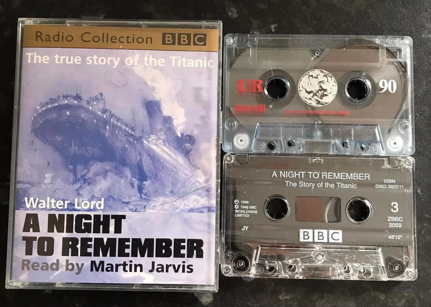 A Night To Remember, Walter Lord, Titanic, BBC Audiobook, ZBBC 2059 Magretro