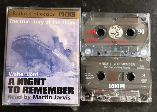 A Night To Remember, Walter Lord, Titanic, BBC Audiobook, ZBBC 2059 Magretro