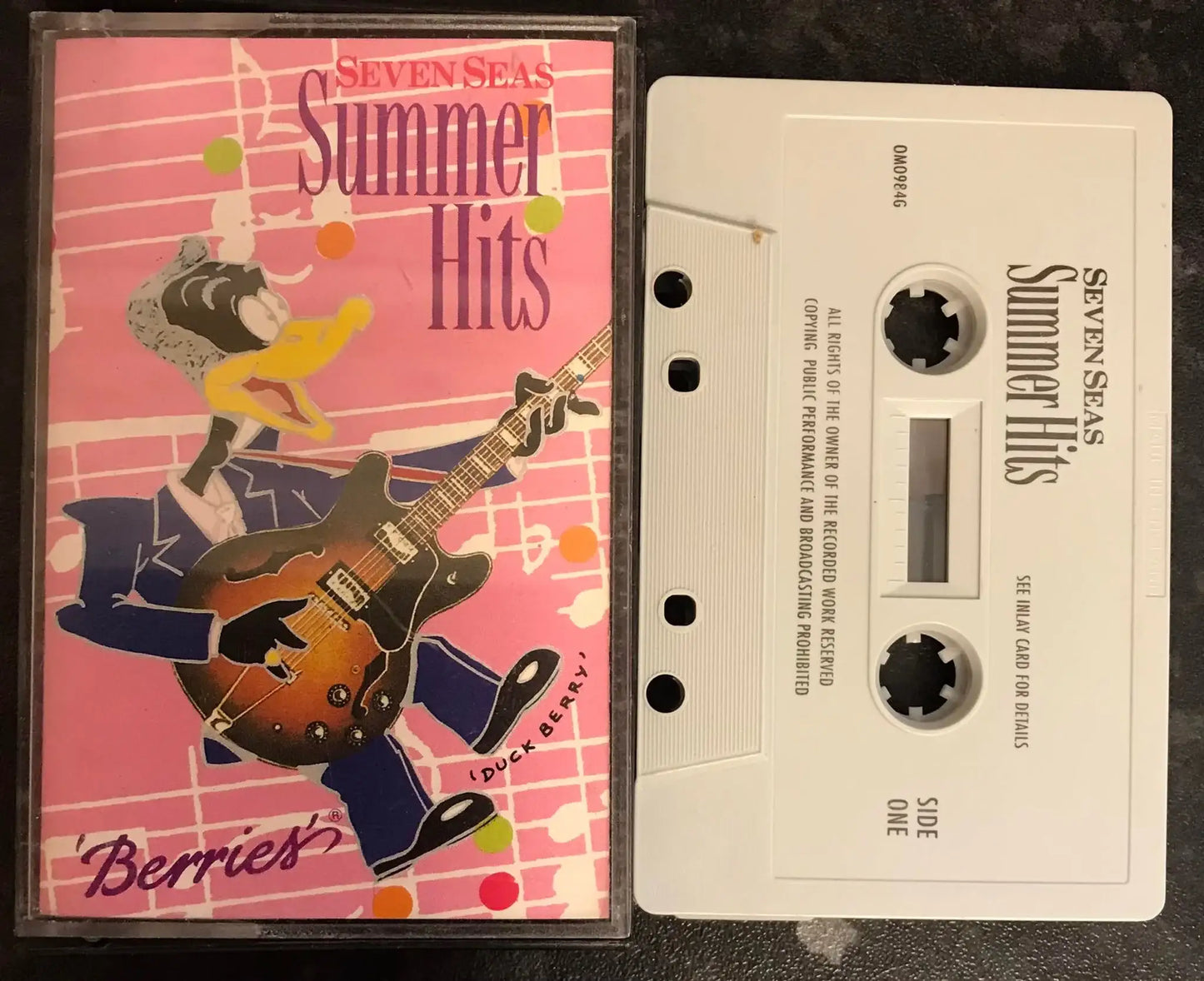 Seven Seas Summer Hits, Berries Album, Stiletto OMO984G, Vintage Cassette Magretro
