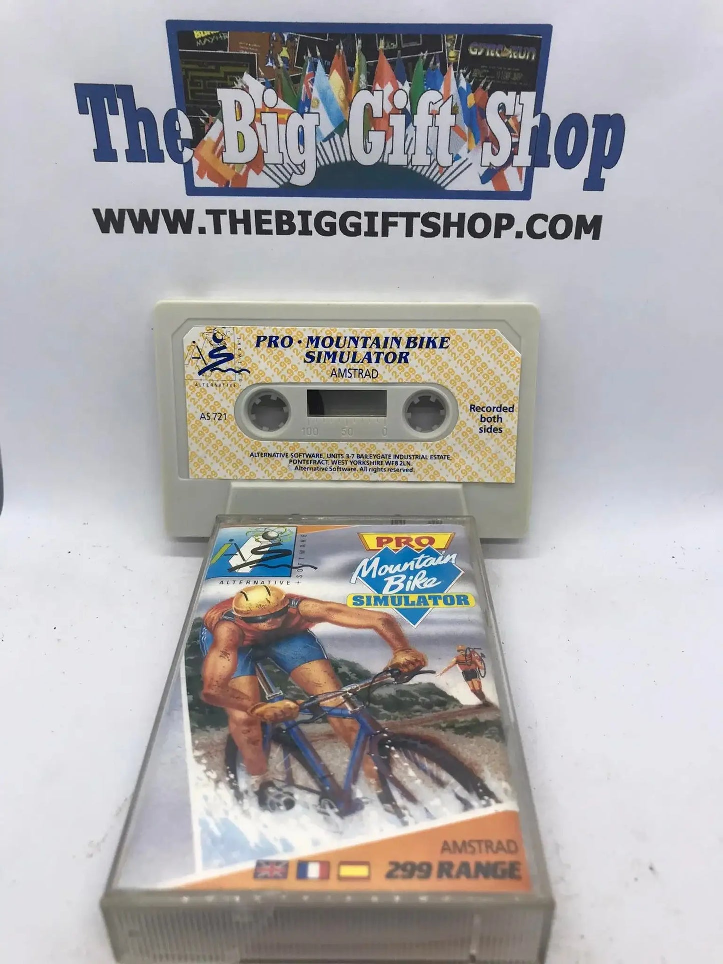 Pro Mountain Bike Simulator, CPC 464 / 664 by Alternative Software (ULTRA RARE) Magretro