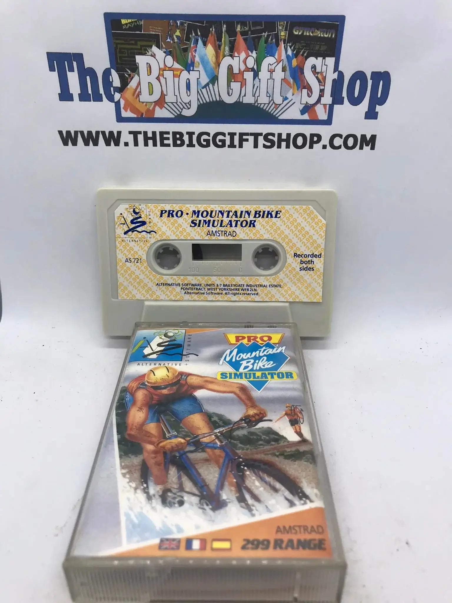 Pro Mountain Bike Simulator, CPC 464 / 664 by Alternative Software (ULTRA RARE) Magretro
