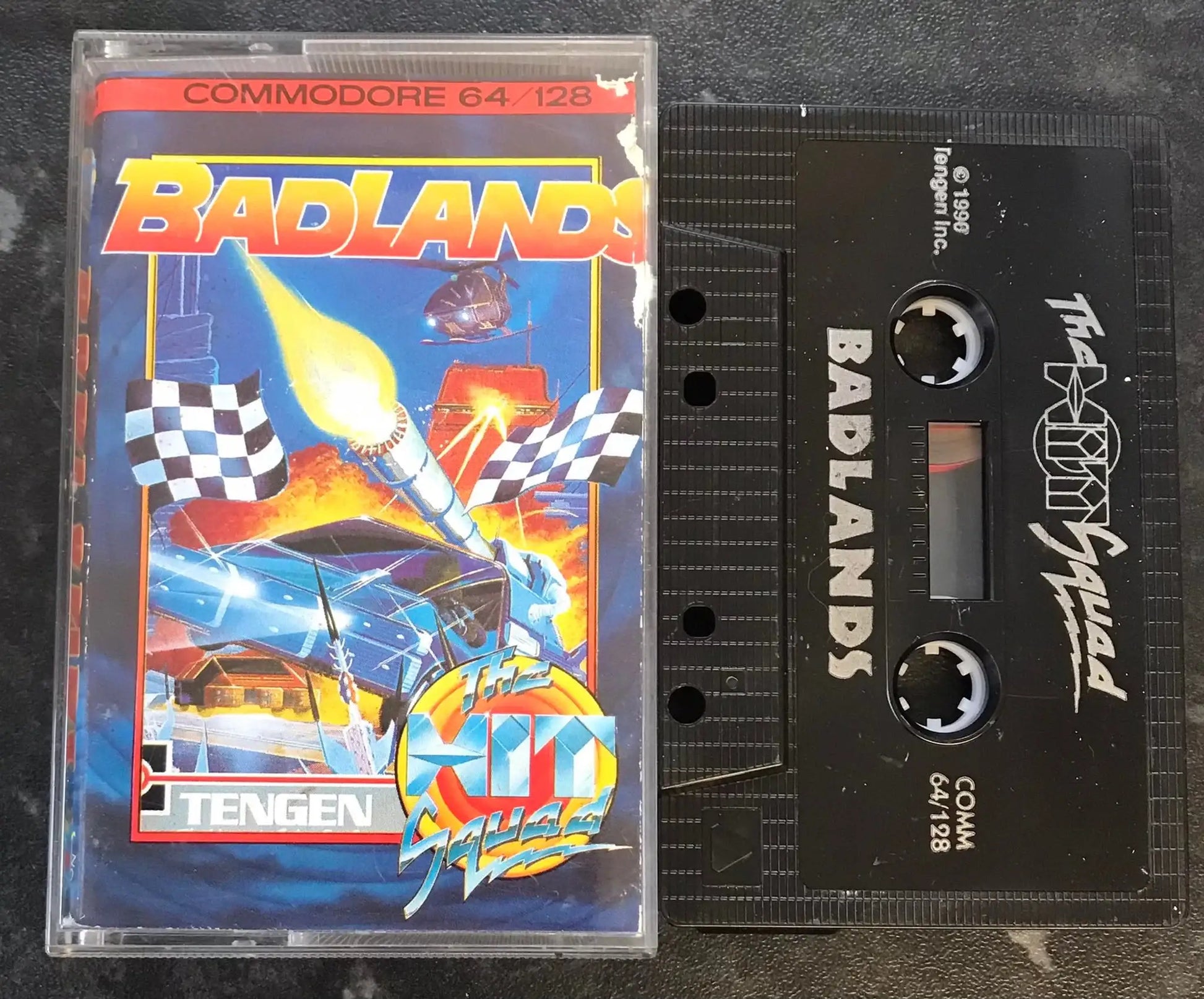 Badlands, C64 Game by The Hit Squad, RARE Magretro