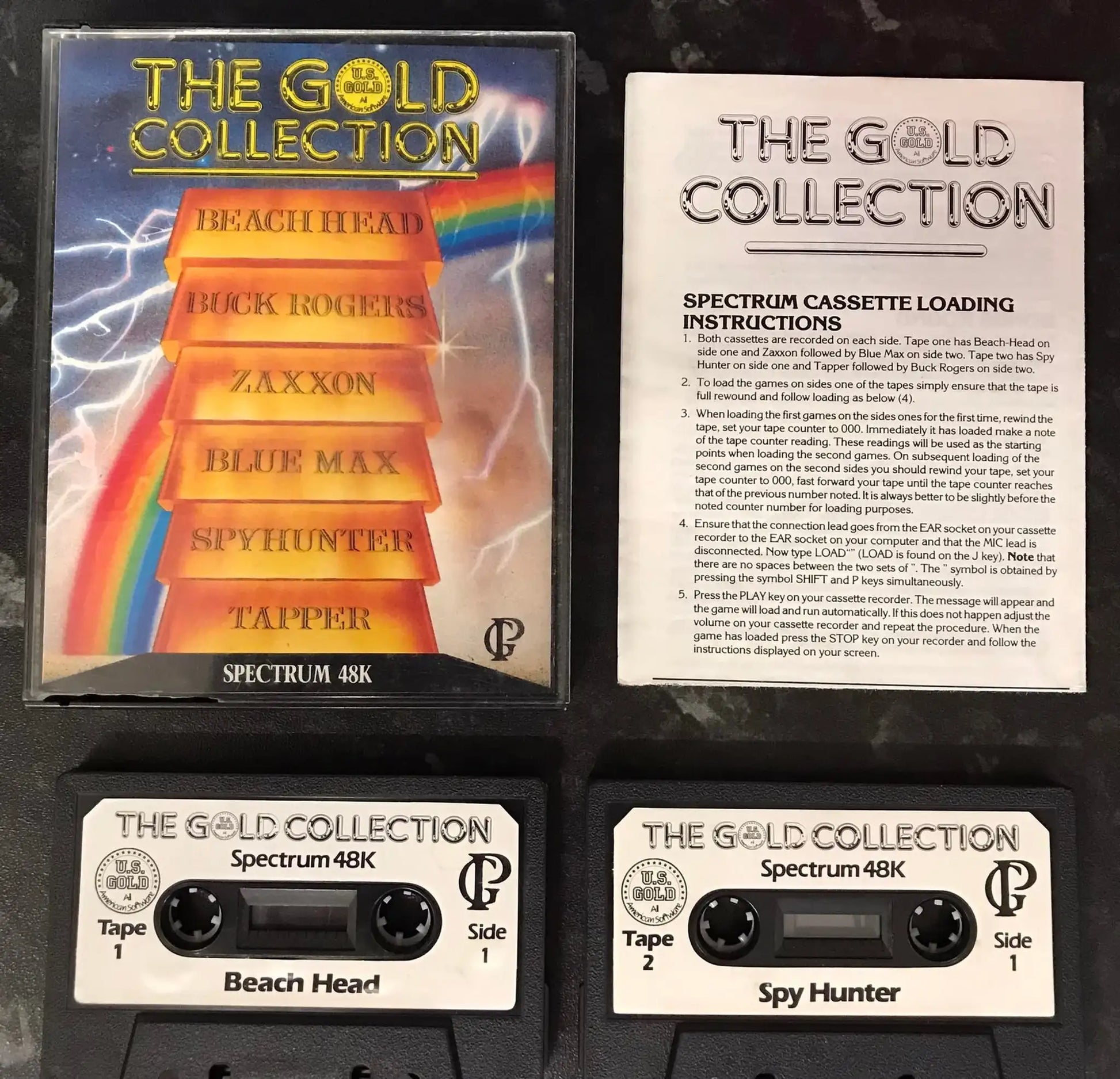 The Gold Collection Compilation, ZX Spectrum by US Gold Magretro