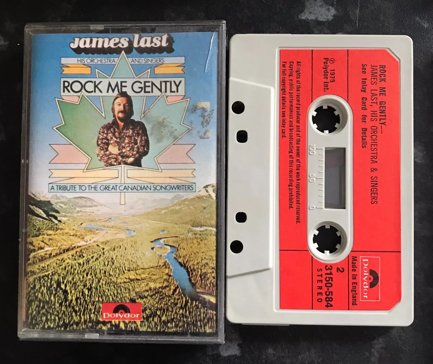 James Last, Rock Me Gently Album, Polydor. 3150 584, Vintage Cassette Magretro