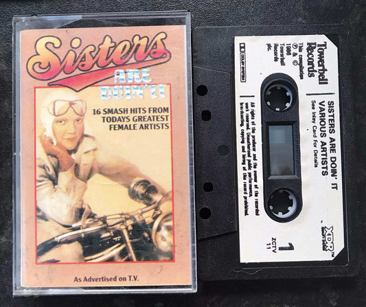 Sisters are Doin' It Album, Towerbell Records, ZCTV 11, Vintage Cassette Magretro