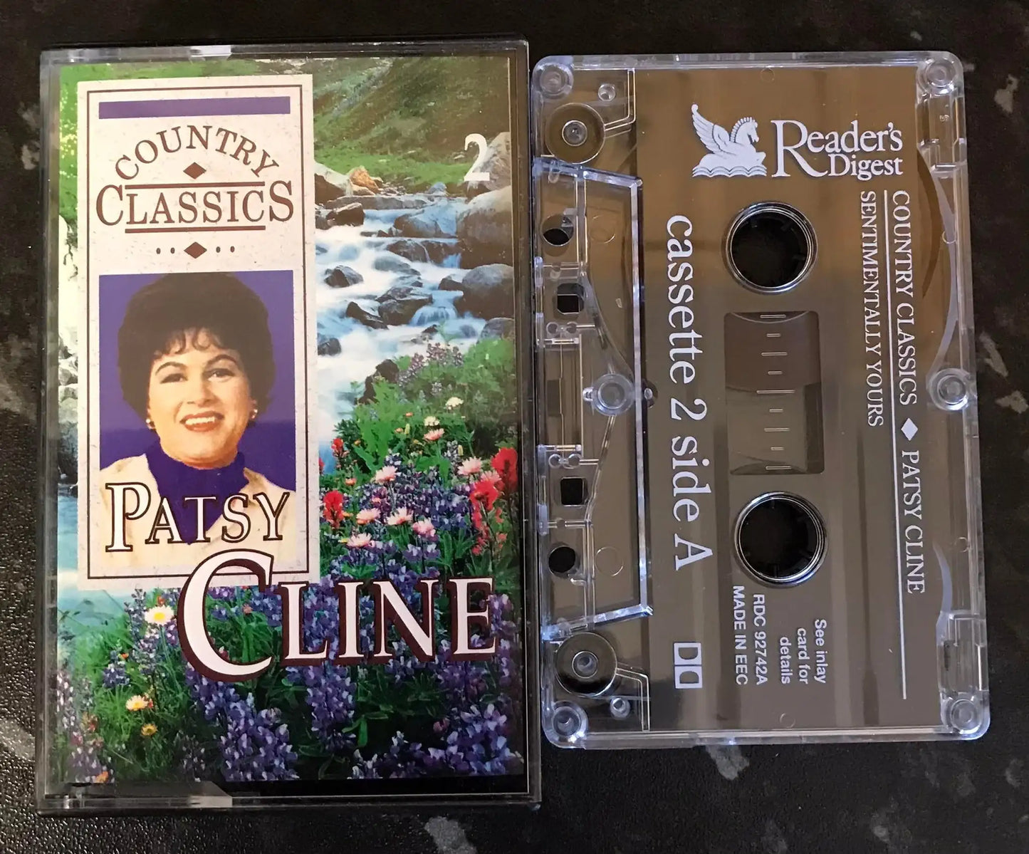 Patsy Cline, Country Classics, Tape 2, RDC 92742, Vintage Cassette Magretro