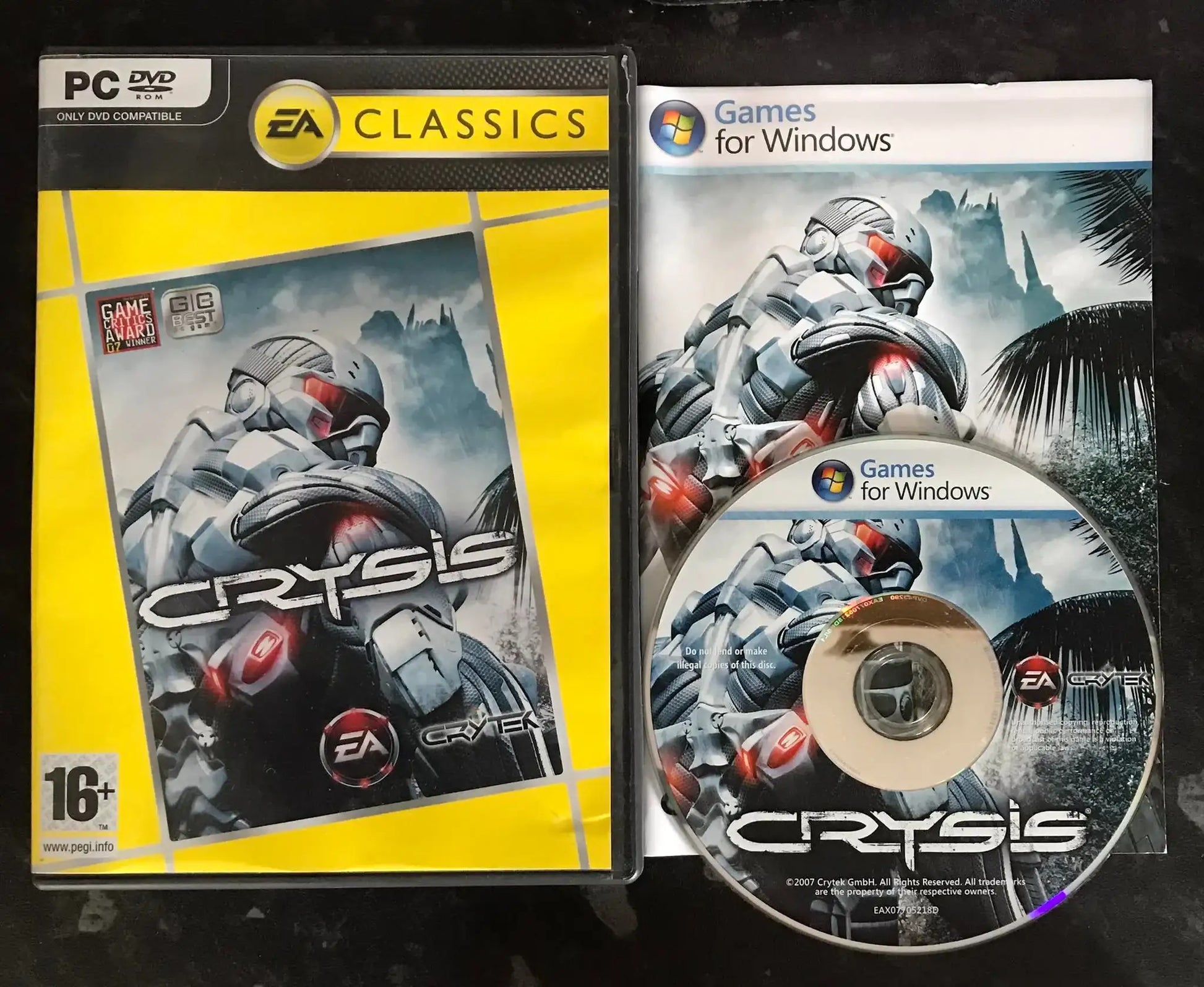 Crysis, EA Classics, DVD, UK, Pal, PC Game Magretro