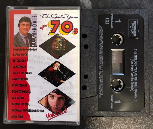The Golden Years of the 70's Volume 3, Simon bates,PWKMC 4058 P,Vintage Cassette Magretro