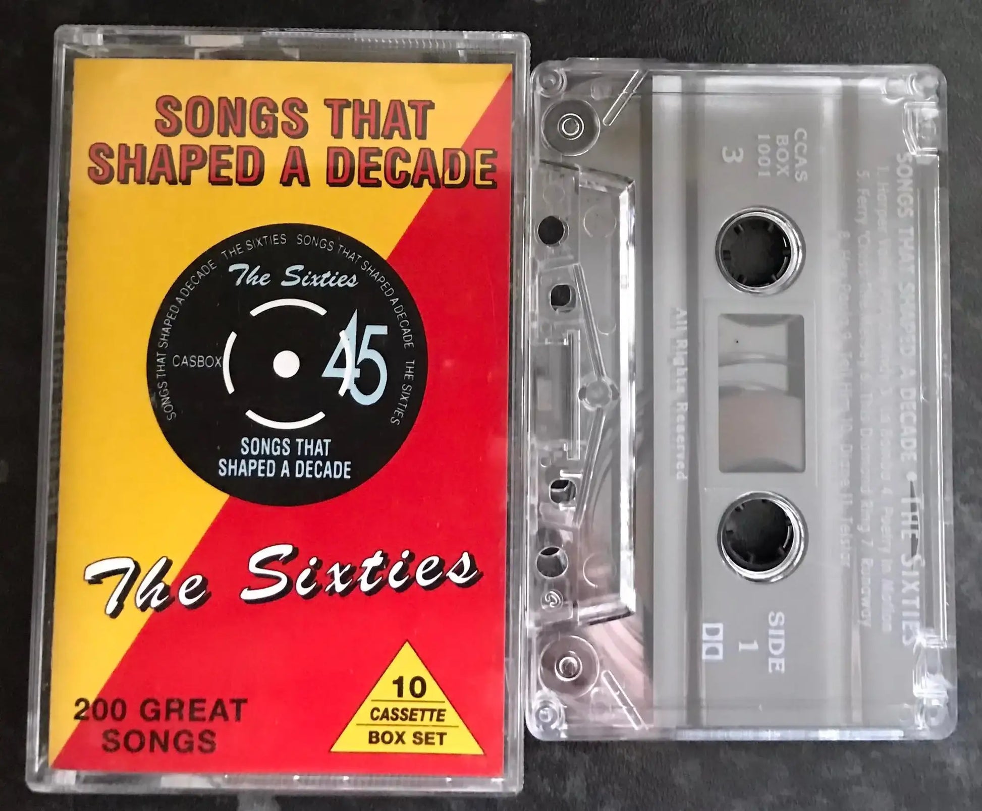 Songs That Shaped a Decade The Sixties Cassette 3, Vintage Cassette Magretro