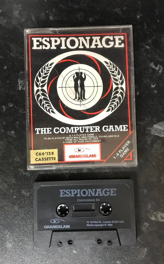 Espionage Game, C64, by Grandslam (ULTRA RARE), WORKING Magretro