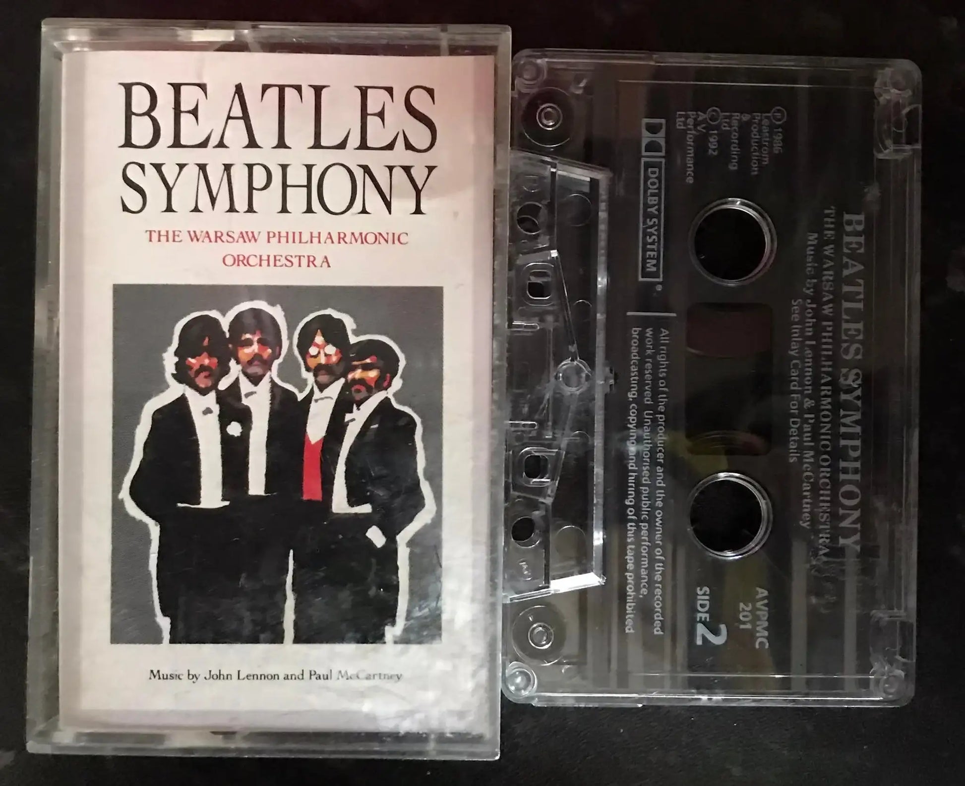 Beatles Symphony, The Warsaw Philharmonic Orchestra, AVPMC 201, Vintage Cassette Magretro