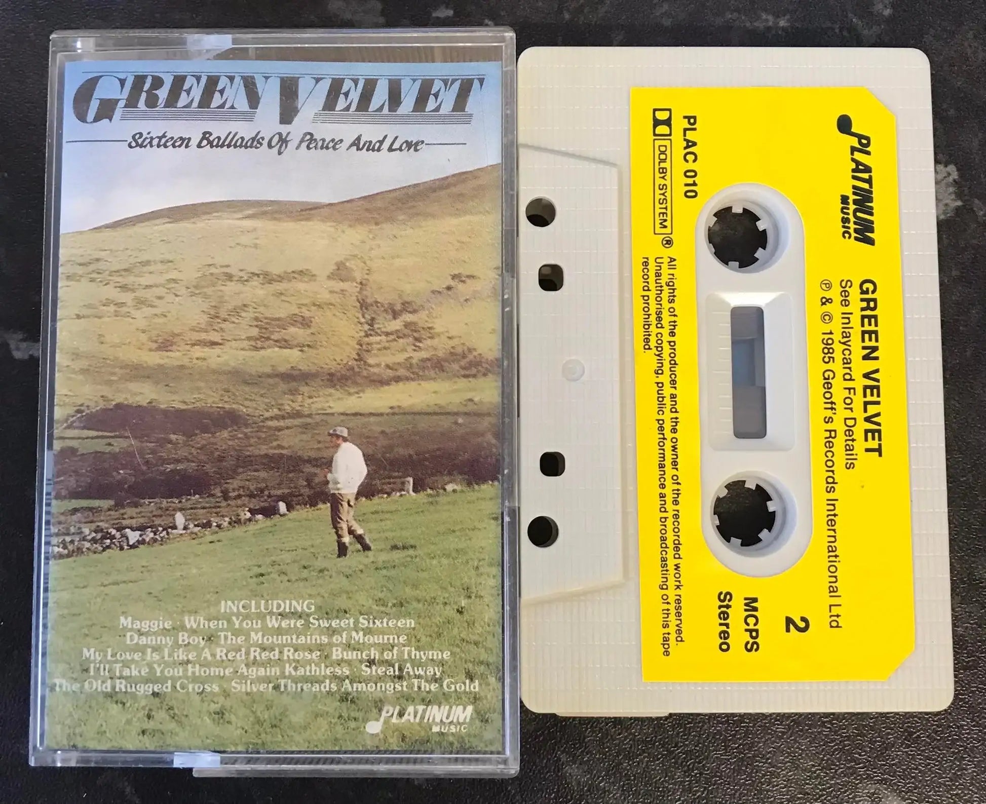 Green Velvet, sixteen ballads of peace and love, Platinum Music, PLAC 010 C Magretro