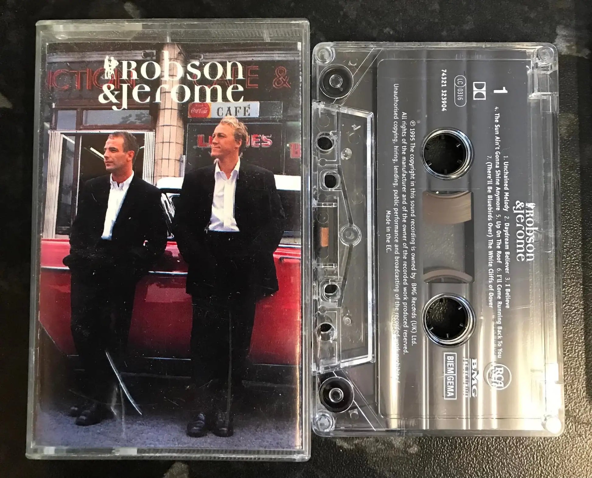 Robson and Jerome Album, Self Titled, RCA, 74321 323904, Vintage Cassette Magretro