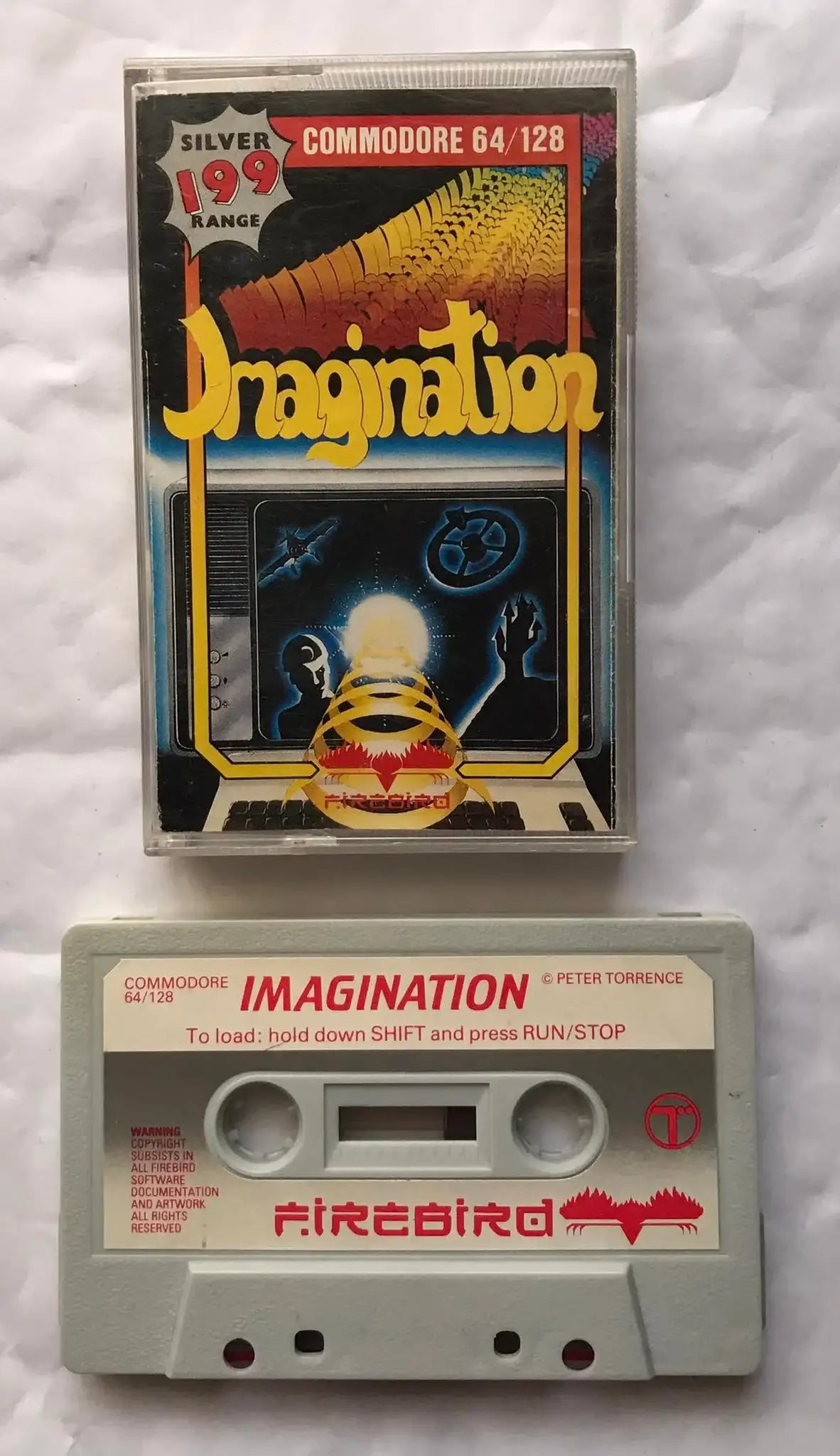 Imagination, Commodore 64 game by Firebird, WORKING Magretro