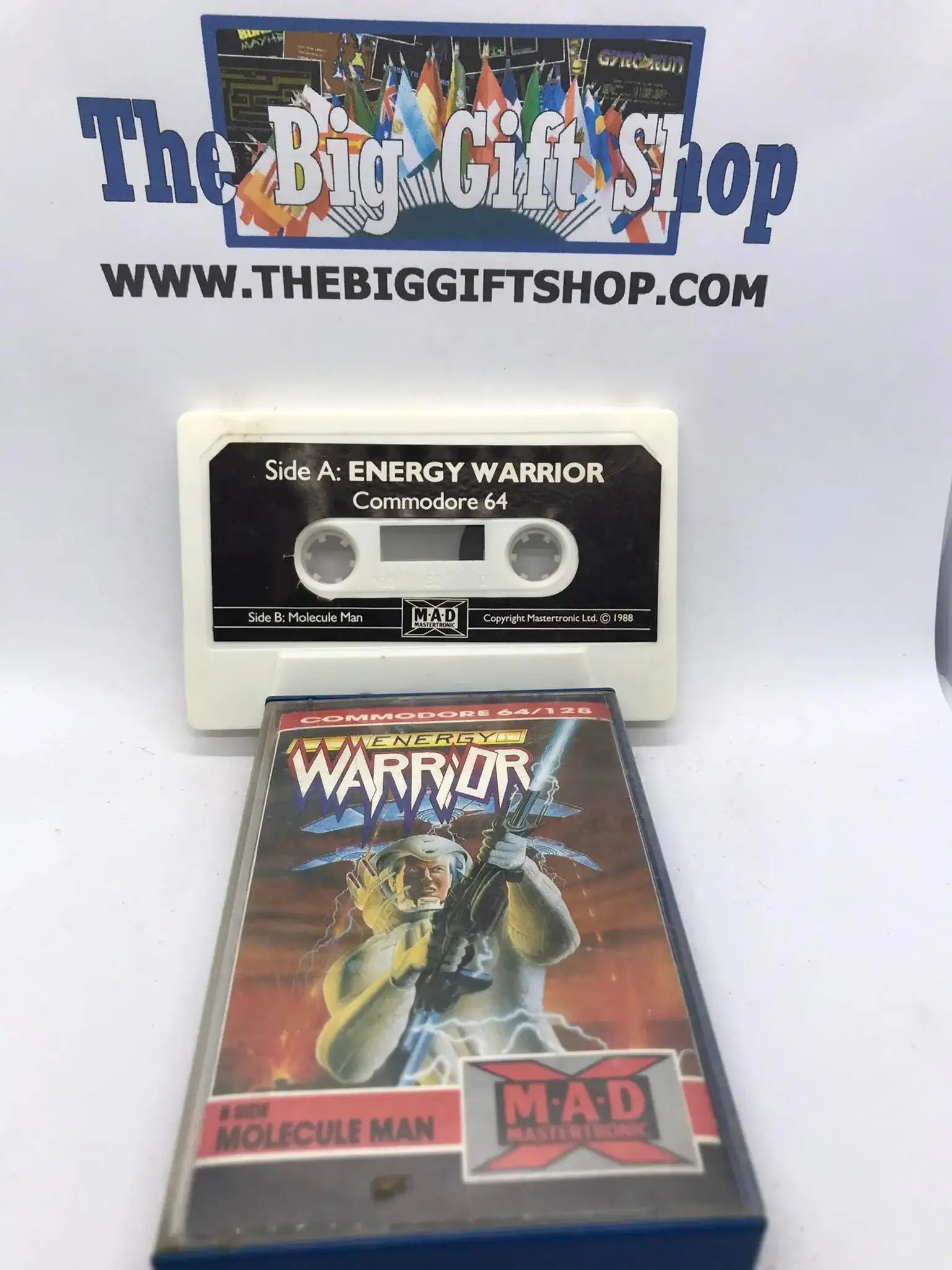 Energy Warrior, C64 Game, Released by Mastertronic, WORKING Magretro