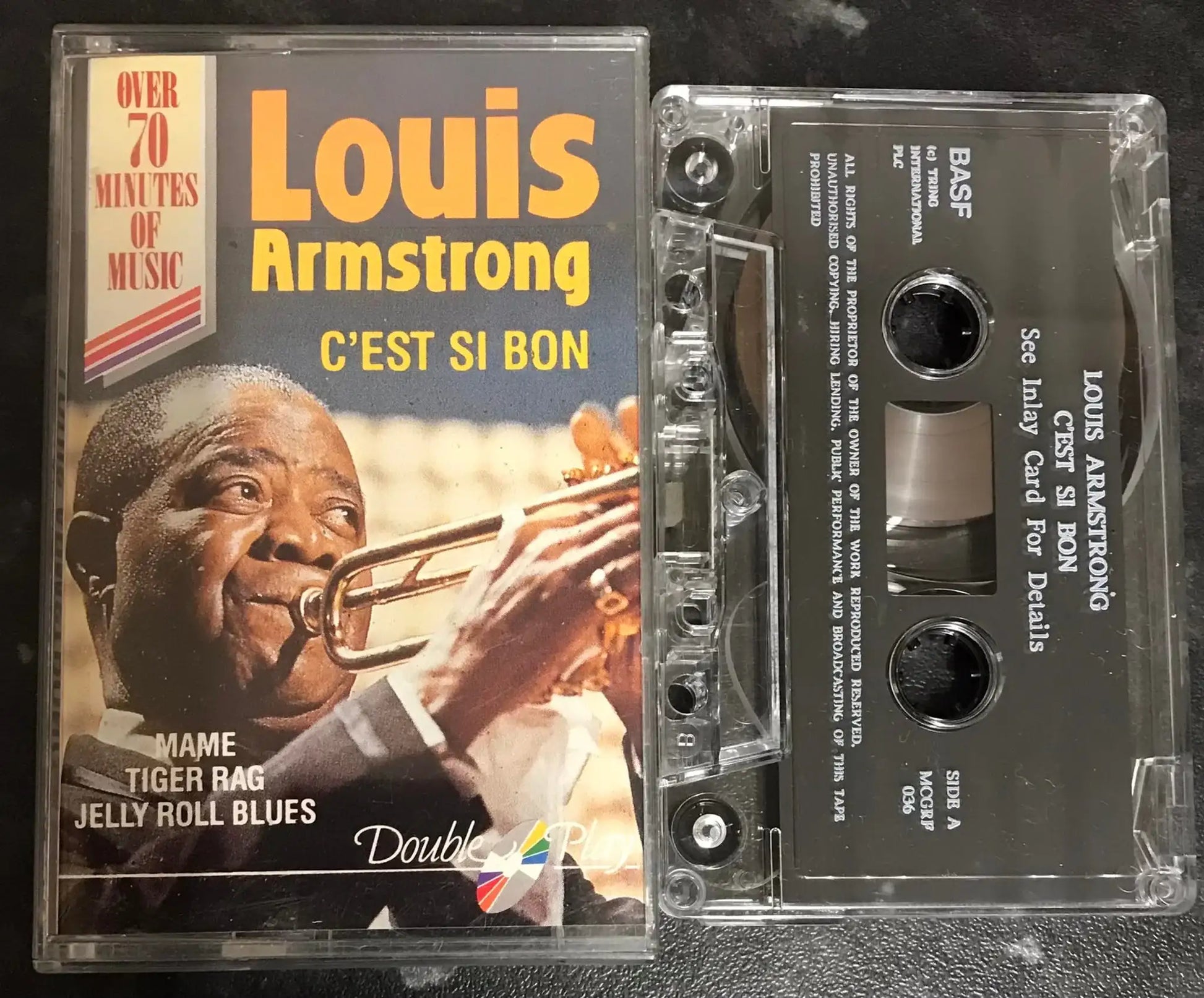 Louis Armstrong, C'est Si Bon Album, TRING INT, MCGRF036, Vintage Cassette Magretro