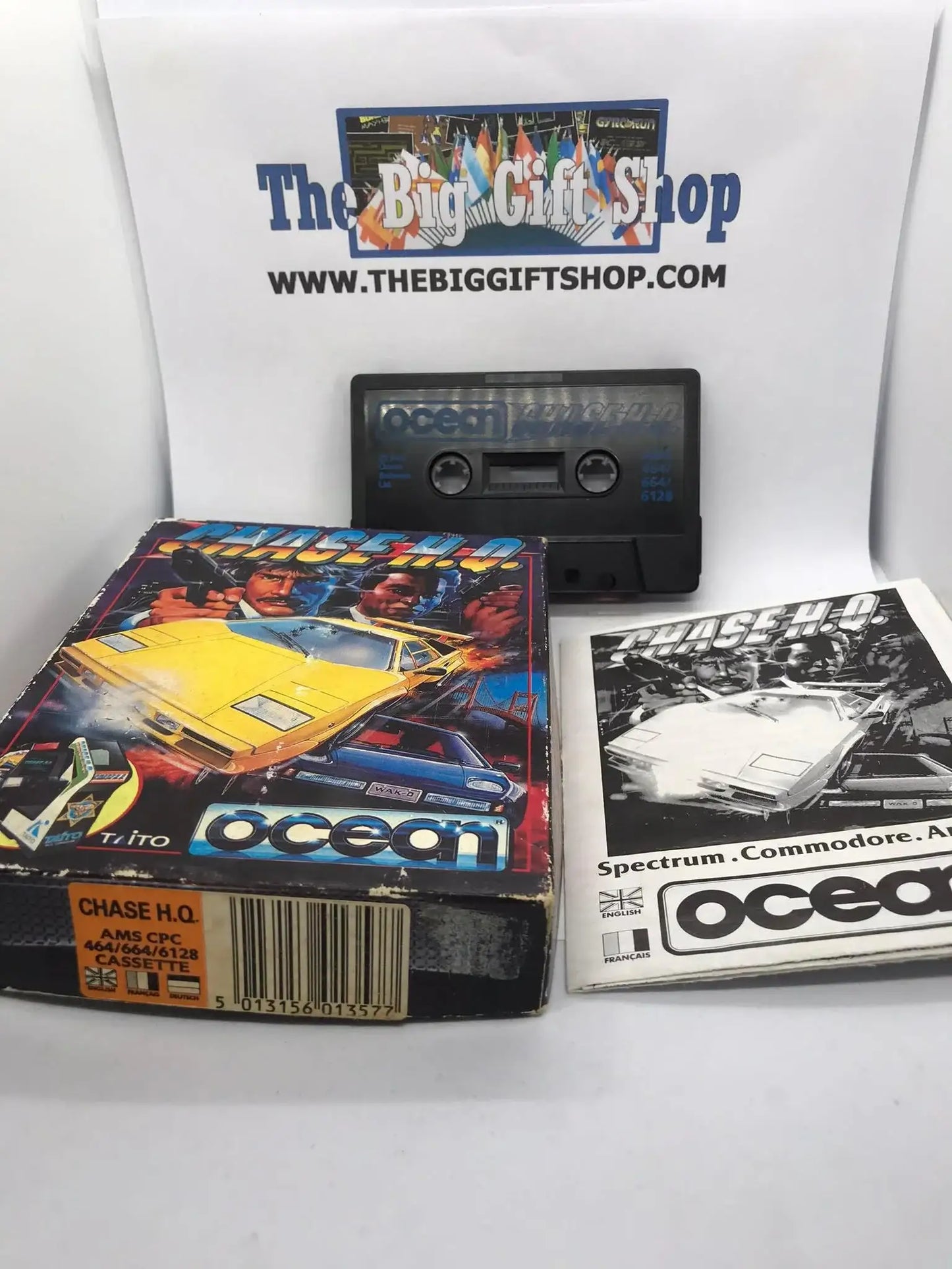 Chase HQ, CPC 464 / 664 Released by Ocean Software Magretro