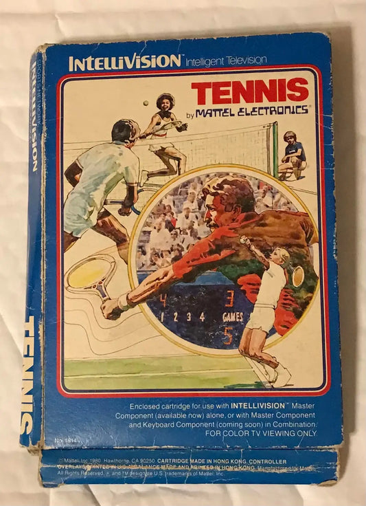 Intellivision game, tennis Magretro