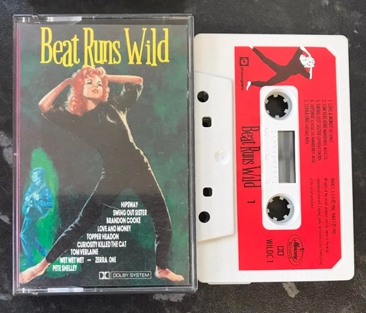 Beat Runs Wild Album, MERCURY RECORDS, WILDC1, Vintage Cassette Magretro