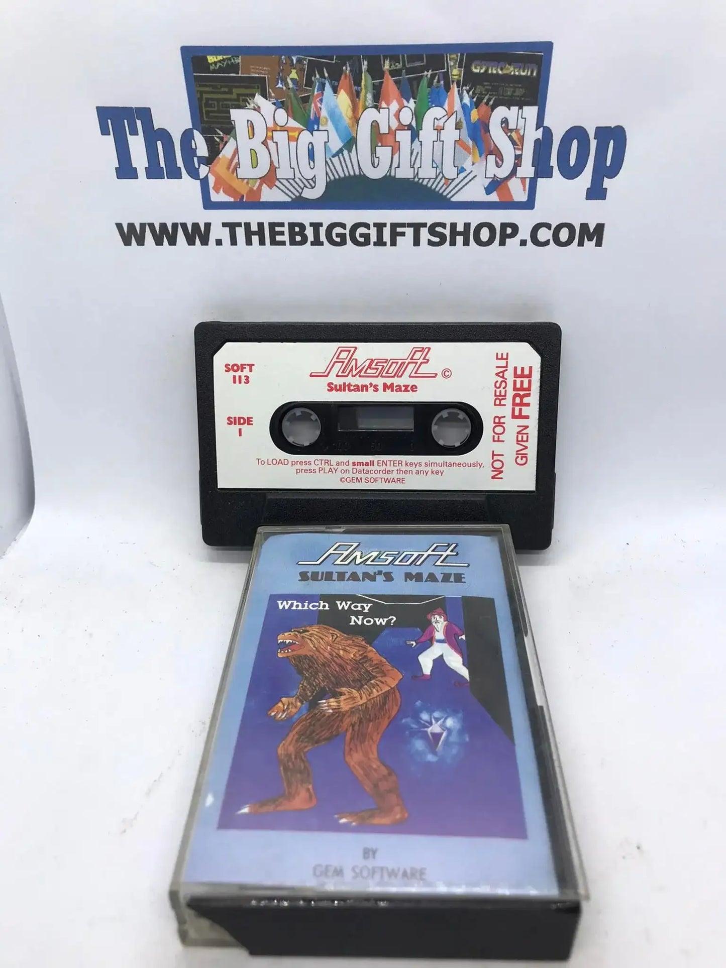 Sultan's Maze, CPC 464 / 664, Released by Amsoft Magretro