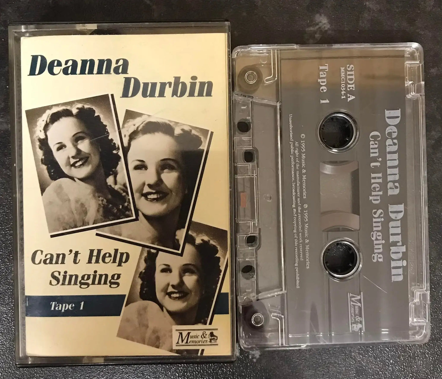 Deanna Durbin, Can't Help Singing Tape 1, MMC 1034-1, Vintage Cassette Magretro