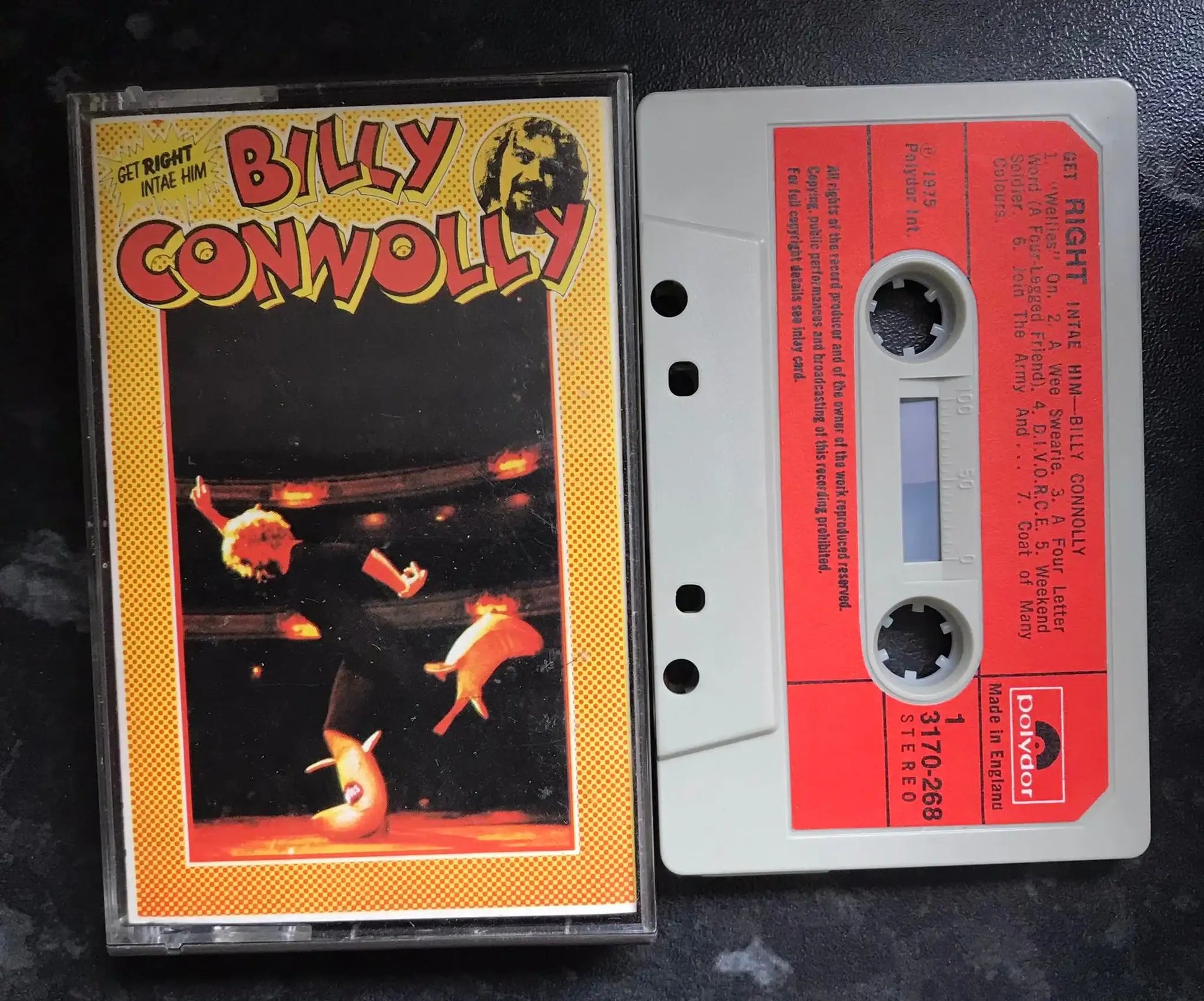 Billy Connolly Album, Get Right Intae him, POLYDOR, ZCTRB 32, 3170-268 Magretro