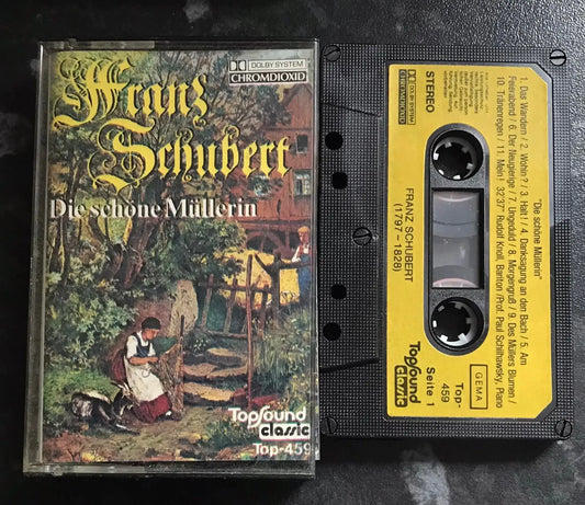 Franz Schubert, Die Schone Mullerin, Topsound, Top-459, Vintage Cassette Magretro