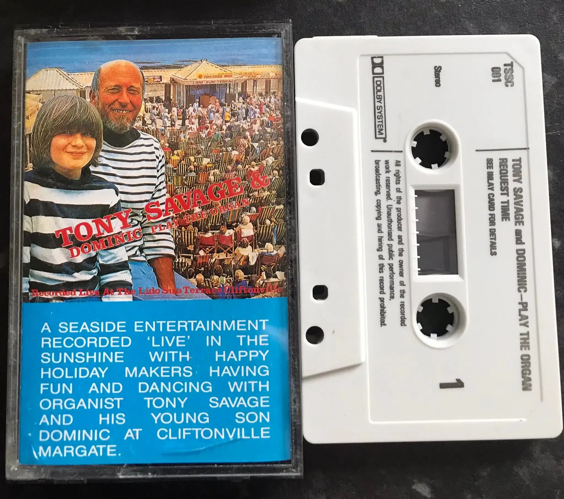 Tony Savage and Dominic, Live at the Lido, Margate, TSSC 001, SEASIDE RECORDS Magretro