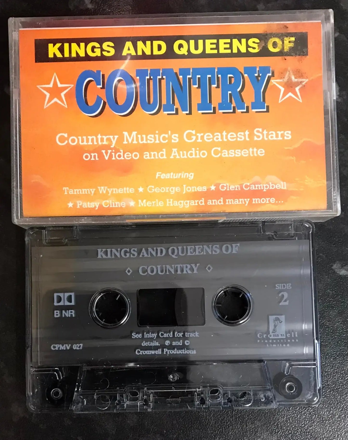 Kings and Queens of Country, Cromwell label, CPMV027, Vintage Cassette Magretro