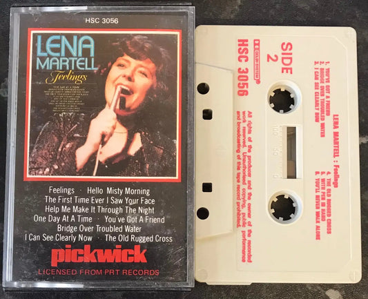 Lena Martell, Feelings Album, Pickwick Records, HSC 3056, Vintage Cassette Magretro