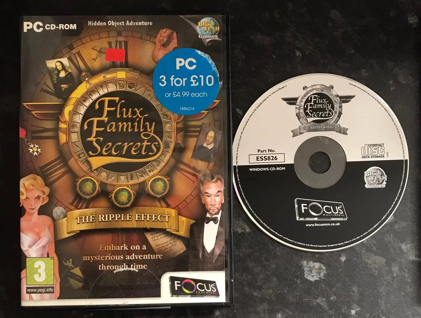 Flux Family Secrets, The Ripple Effect, UK, Pal, PC Game Magretro