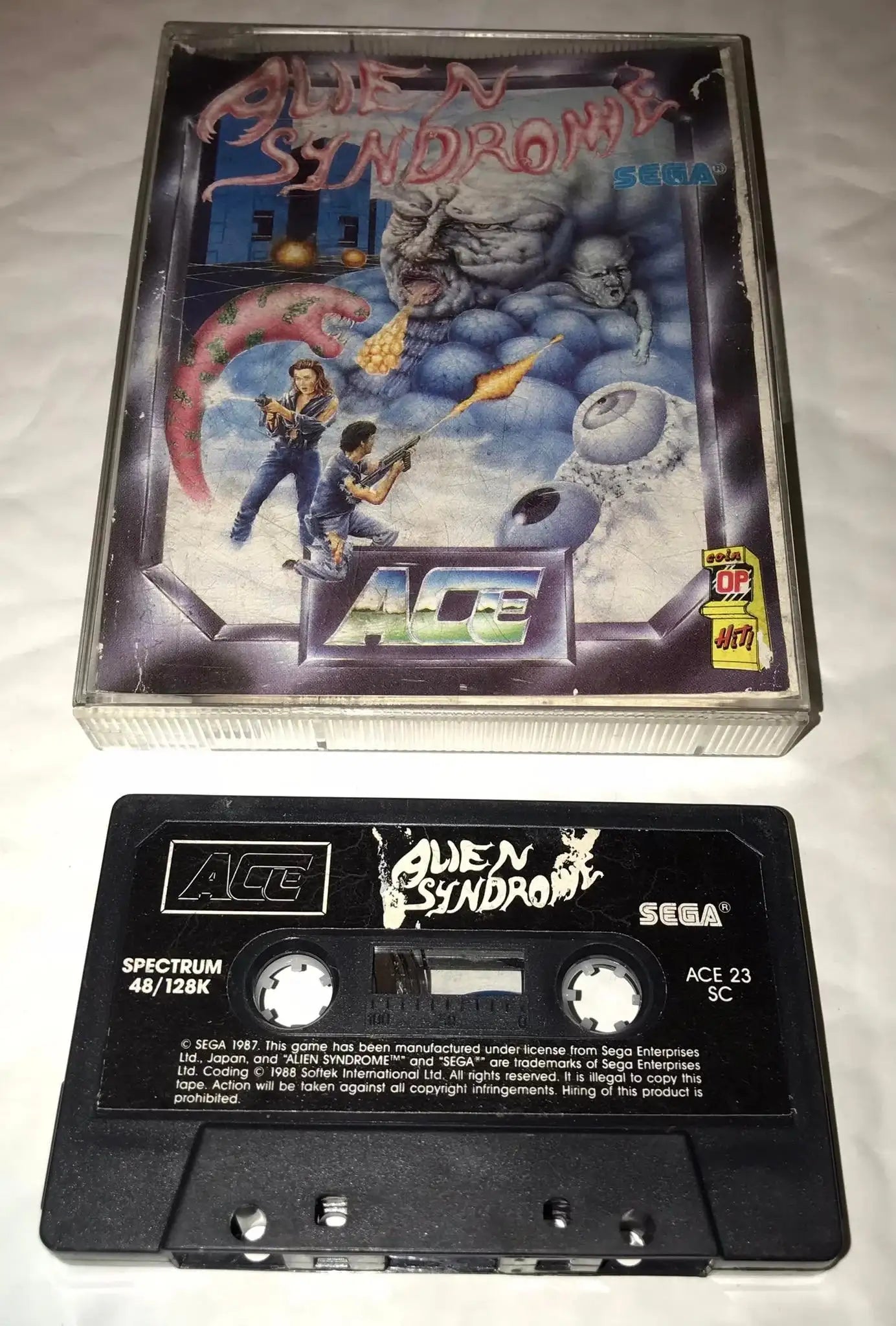 Alien Syndrome, ZX Spectrum game by ACE, RARE Magretro