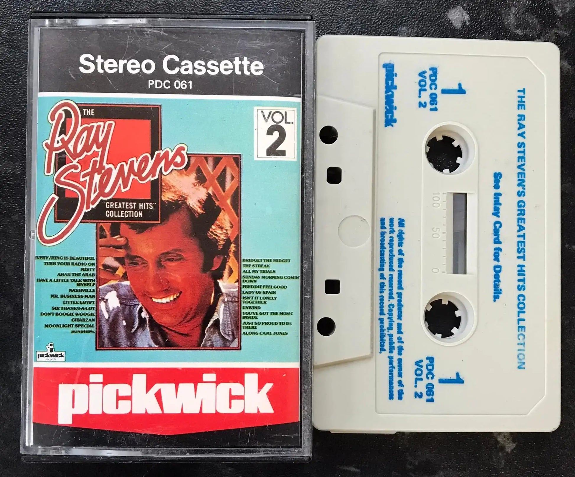 Ray Stevens, The Collection Volume 2, Pickwick Label, PDC061, Vintage Cassette Magretro