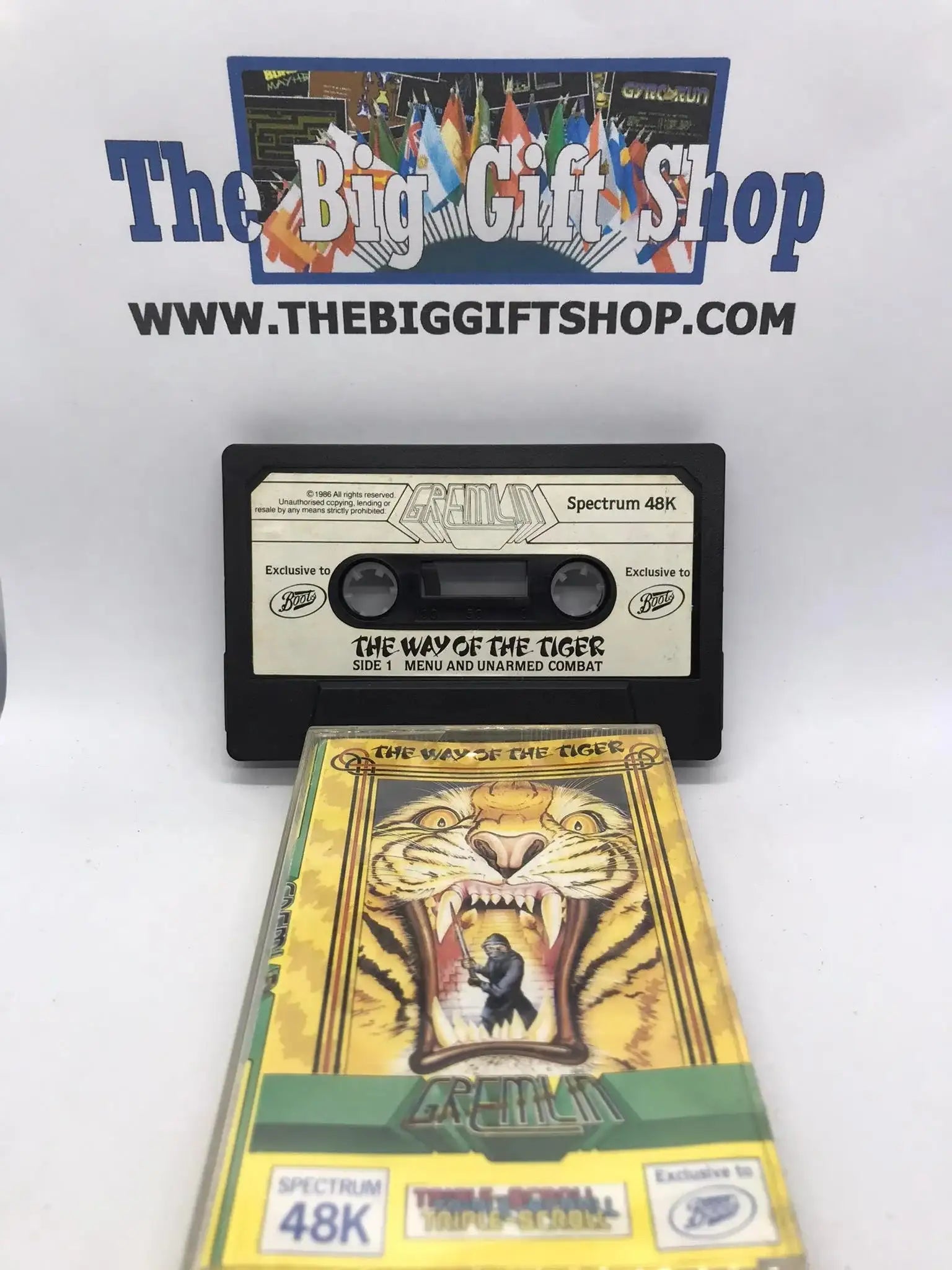 The Way Of The Tiger (Boots) (Tested Working), ZX Spectrum, Boots Label Magretro