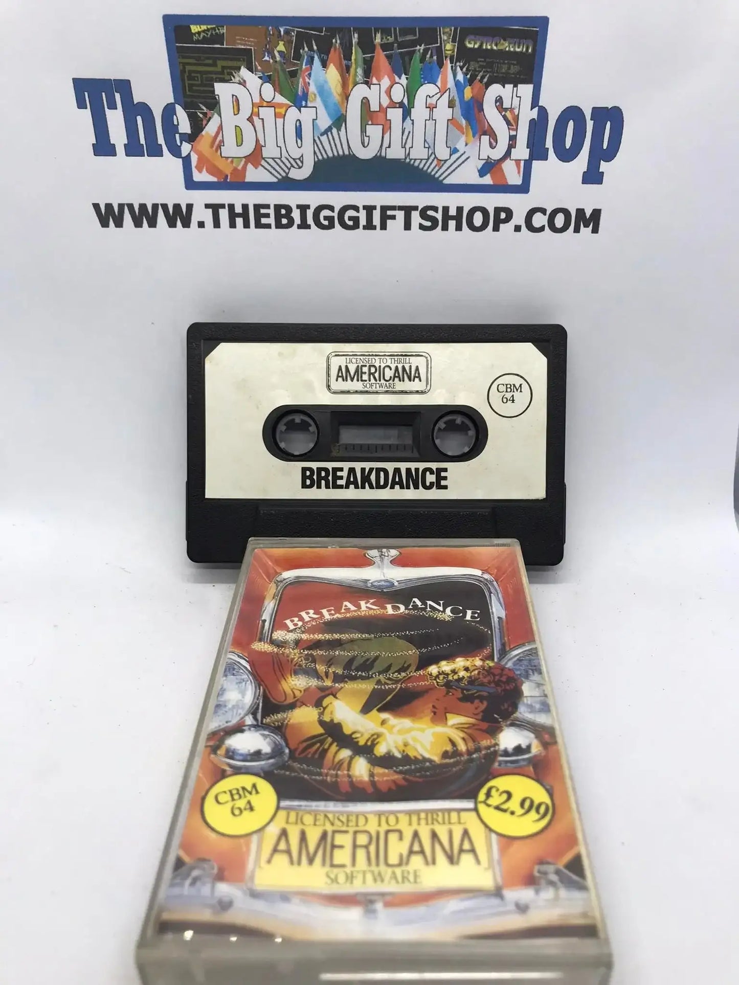 Breakdance, C64, Released by Americana / Epyx, RARE, WORKING Magretro