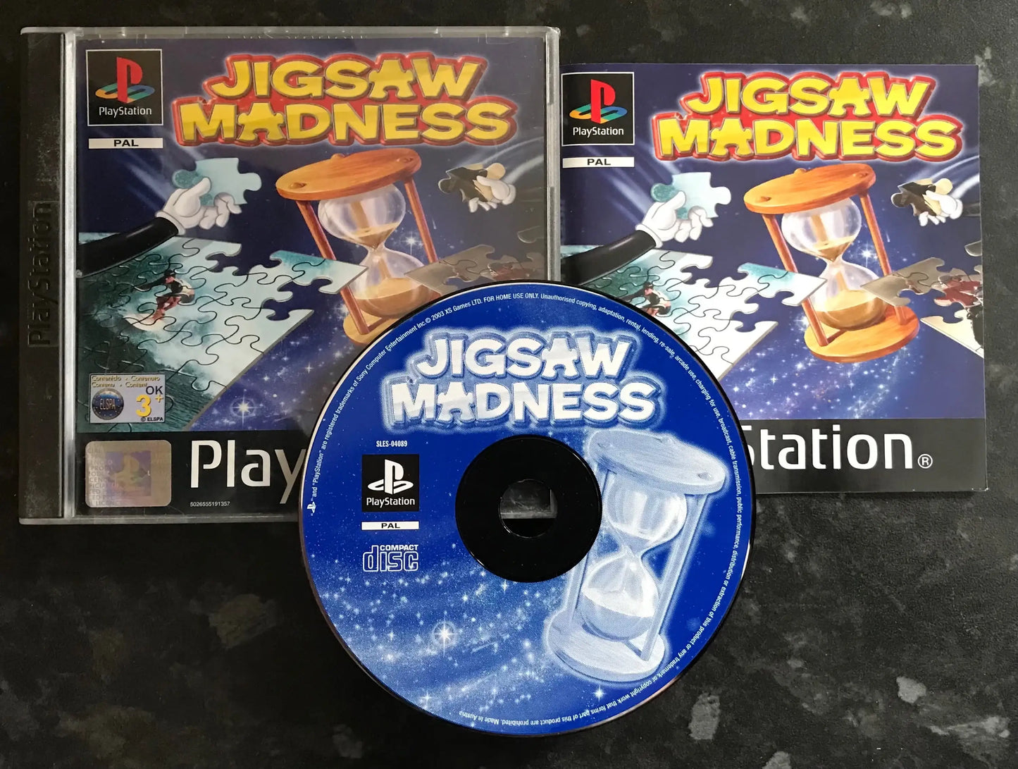 Jigsaw Madness, PS1 Playstation One Game Boxed Magretro