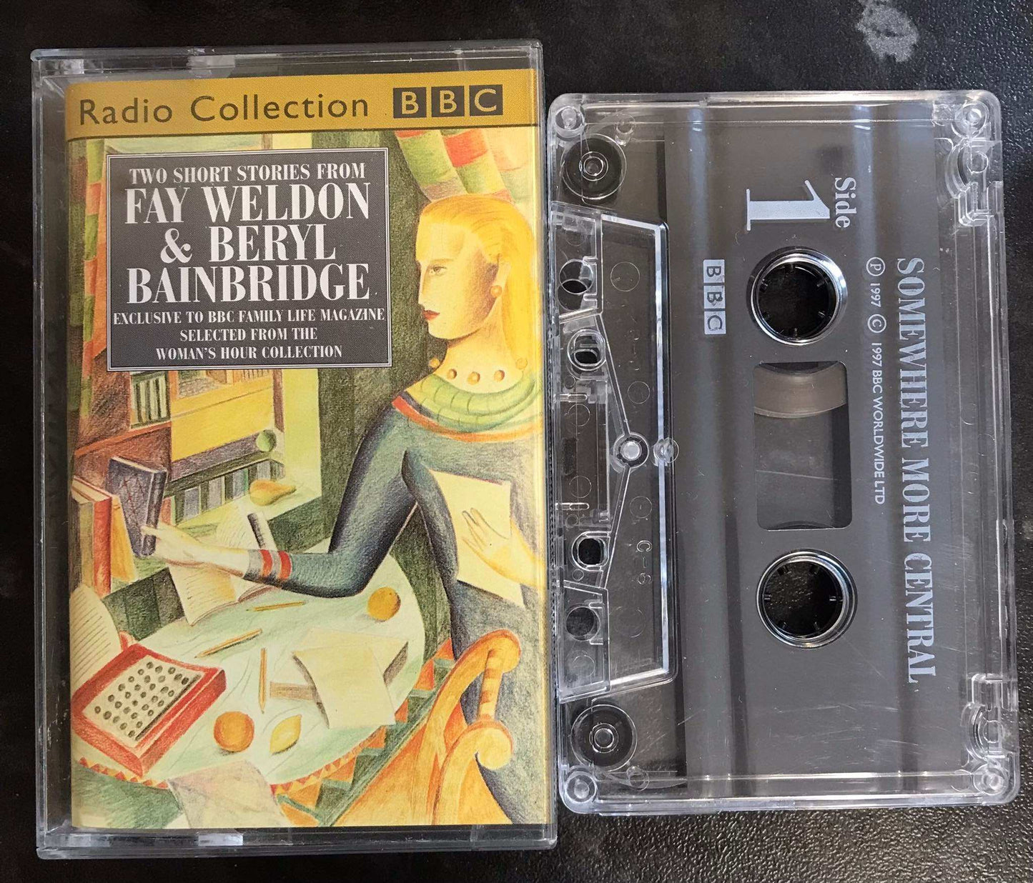 BBC RADIO COLLECTION CASSETTE - FAY WELDON & BERYL BAINBRIDGE - 2 SHORT STORIES Magretro