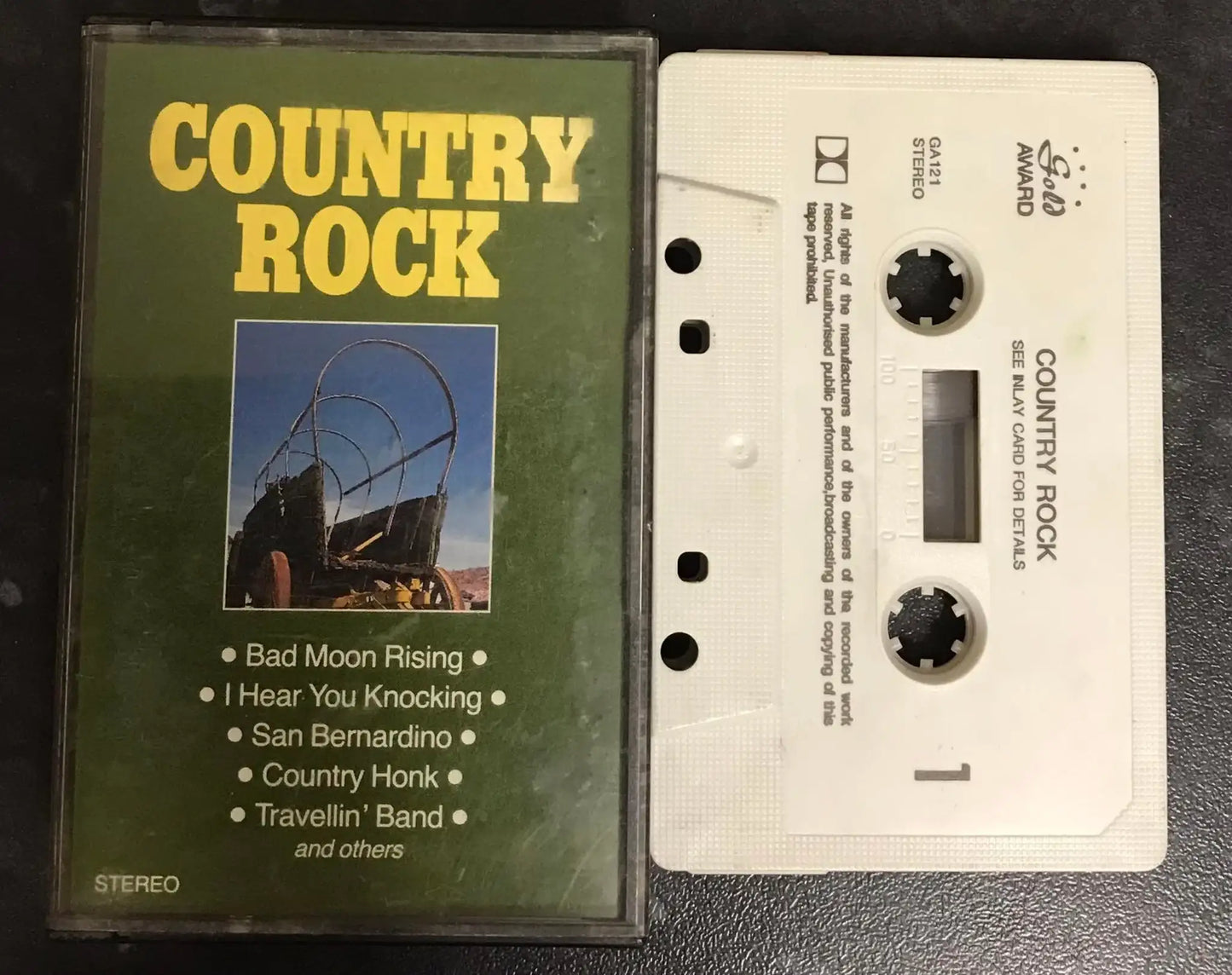 Country Rock Album release from Gold Award, GA121, Vintage Cassette Magretro