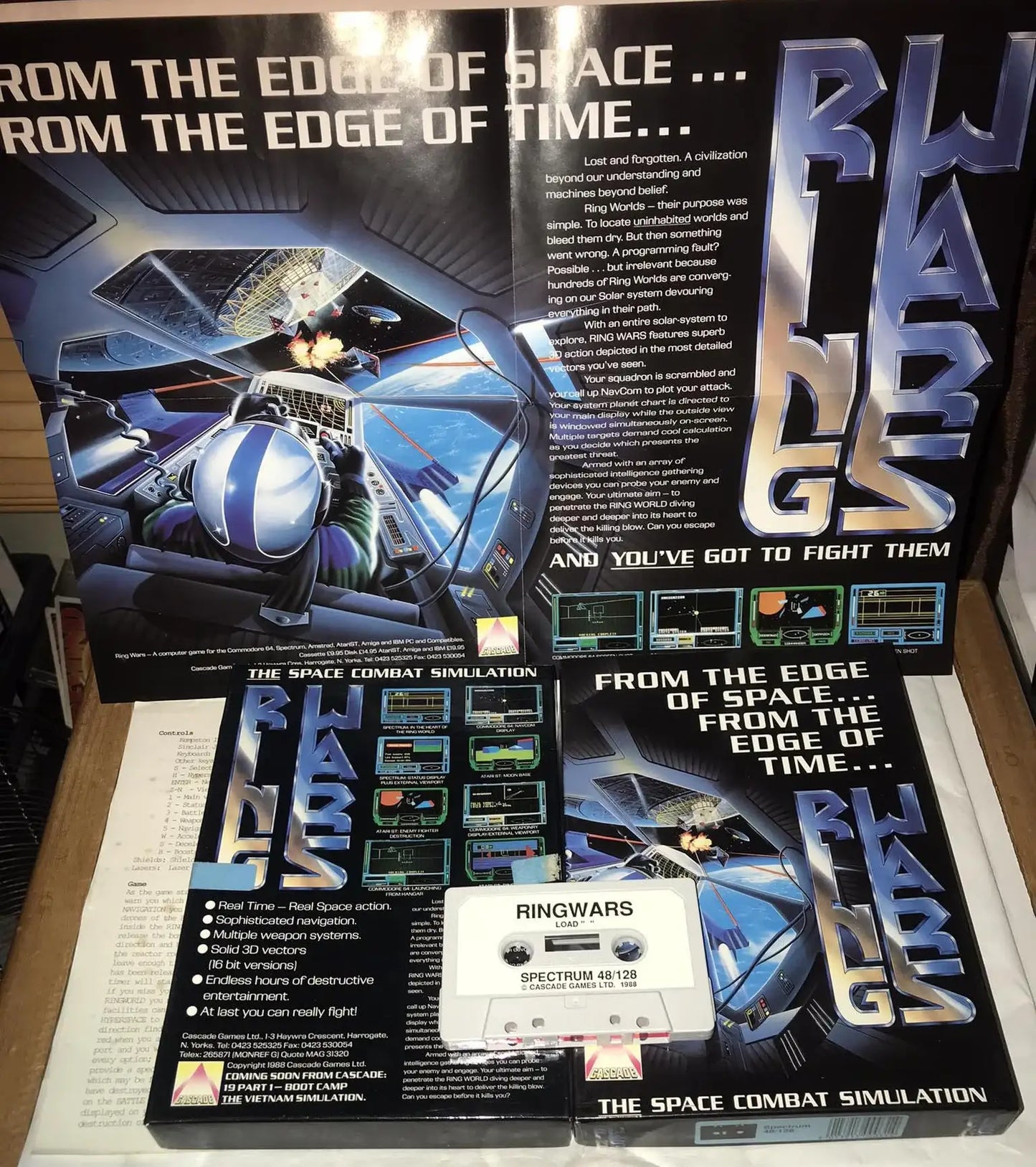 Ring Wars, ZX Spectrum by Cascade, Working Magretro