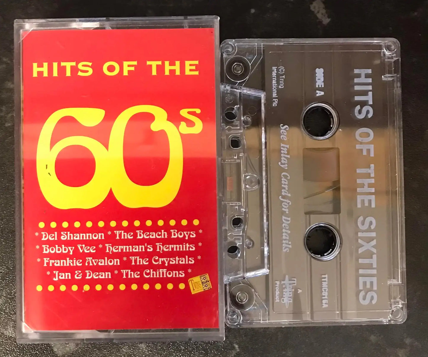 Hits of the 60's (red cover Cassette A), Tring, ttmc015A, Vintage Cassette Magretro
