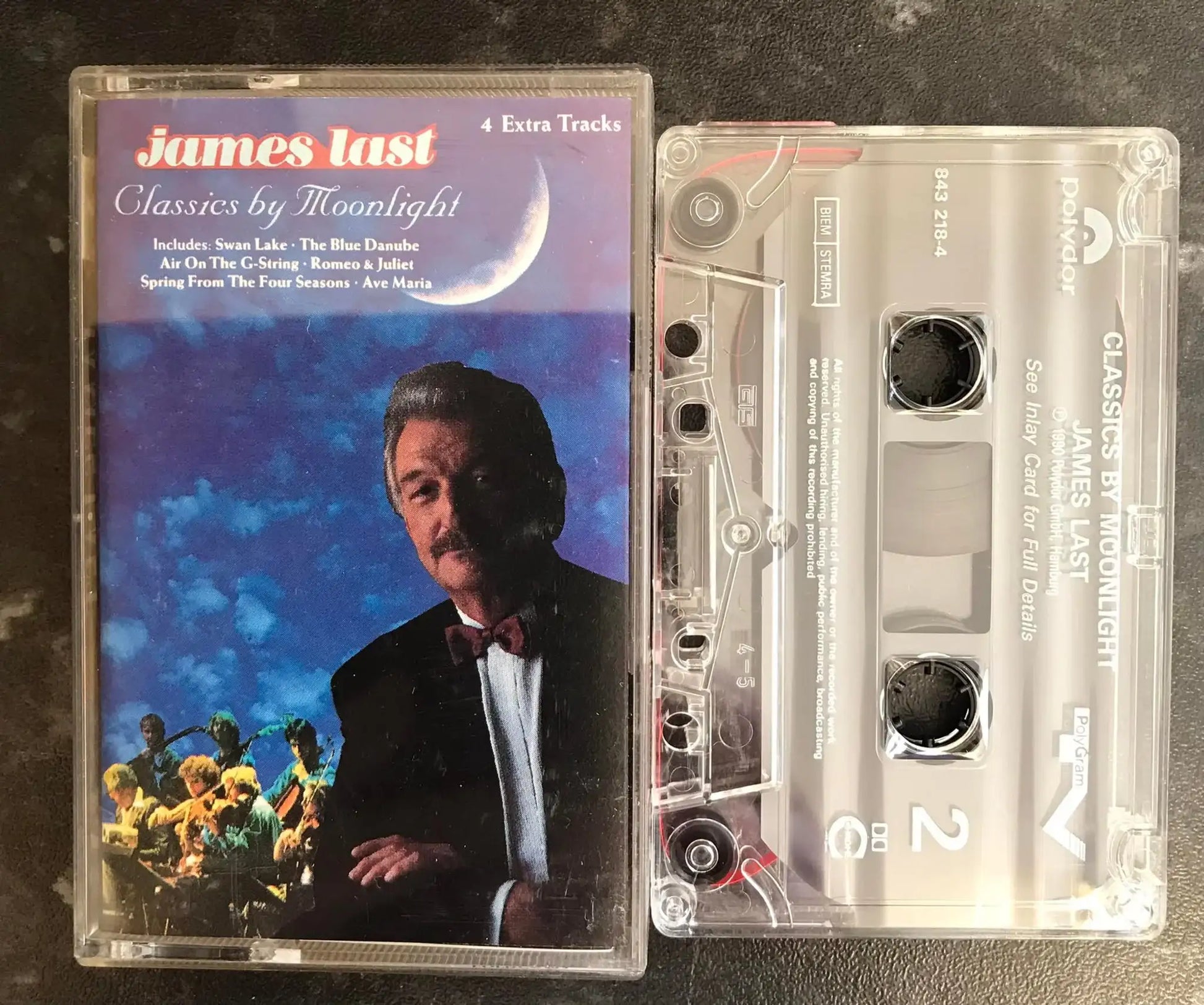 James last, Classics by Moonlight Album, Polydor, 843 218-4 Magretro