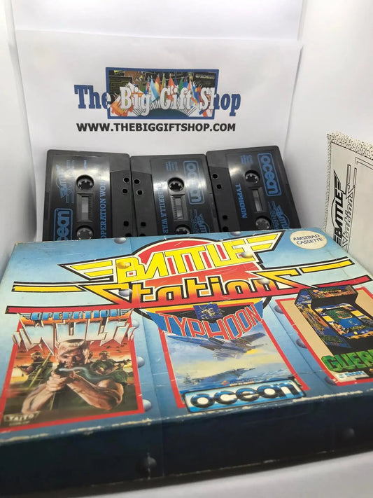Battle Stations Compilation, CPC 464 / 664 Released by Ocean Software Magretro