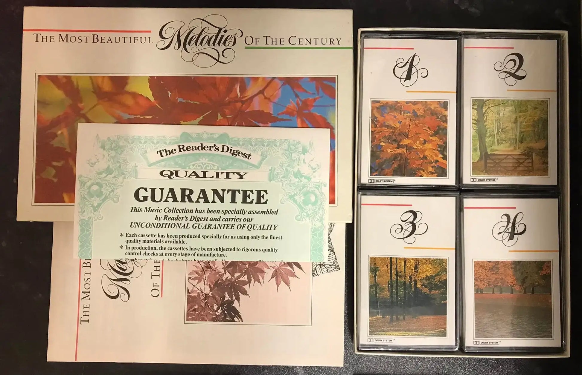 The Most Beautiful Melodies of the Century 4 tape collection Album, Vintage Magretro