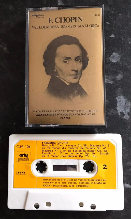 E Chopin, Valldemossa 1838 TO 1839 Mallorca, Artyphon, C-PR 104, C-PR 209 Magretro