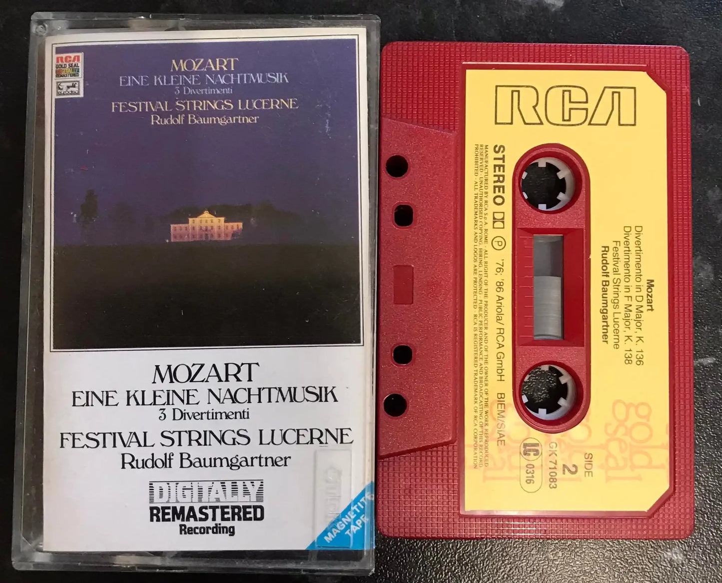 Mozart, Eine Kleine Nachtmusik, Festival Strings Lucerne, RCA, GK 71083 Magretro