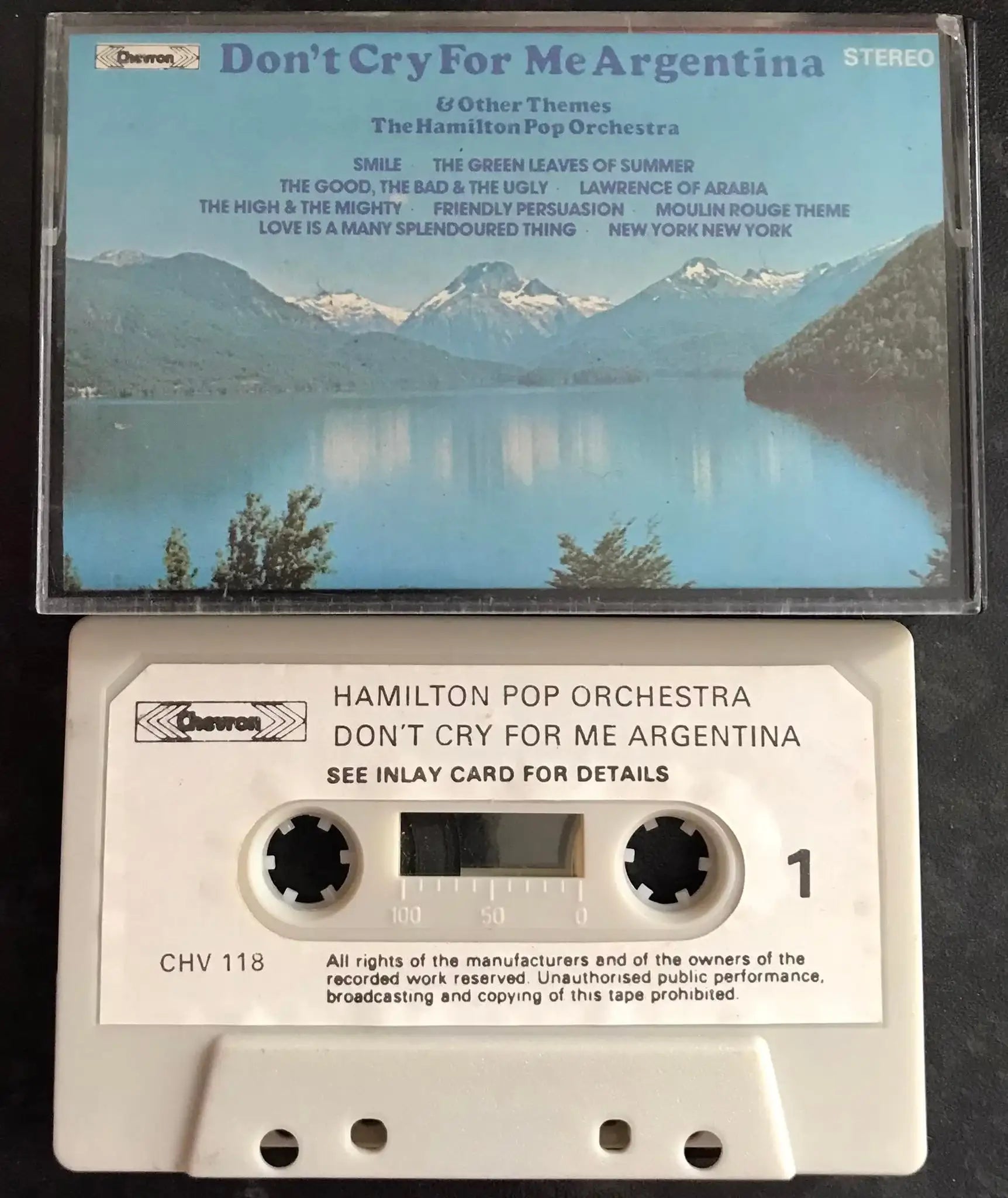 Don't Cry For Me Argentina, Hamilton Pop Orchestra, Chevron, CHV 118 Magretro